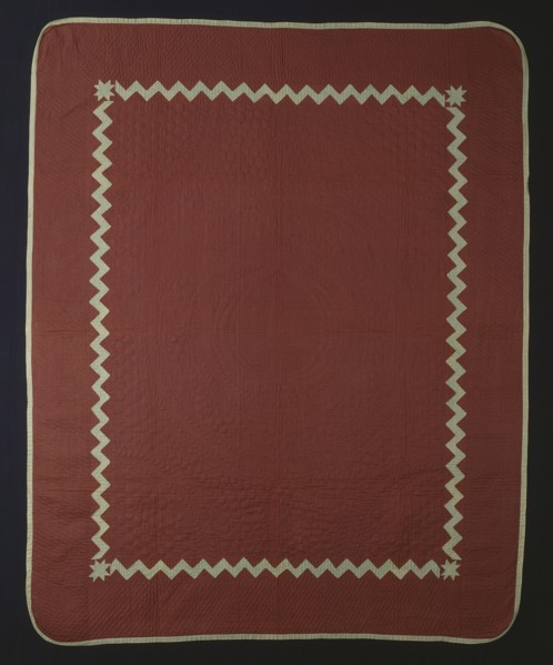 Bedcover (Amish Plain Quilt), Ohio, c.  1890. Creator: Unknown.
