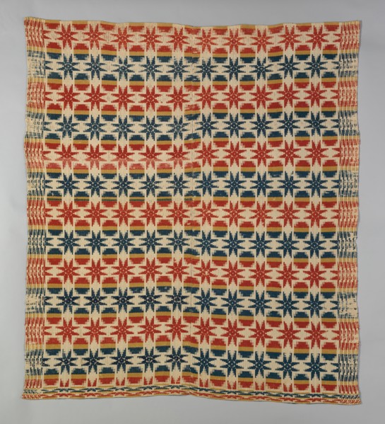 Coverlet, Pennsylvania, 1820/40. Creator: Unknown.