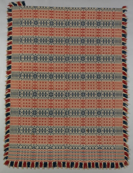 Coverlet, Pennsylvania, 1820/40. Creator: Unknown.