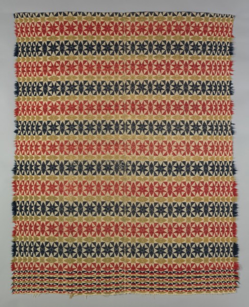 Coverlet, Pennsylvania, 1820/40. Creator: Unknown.