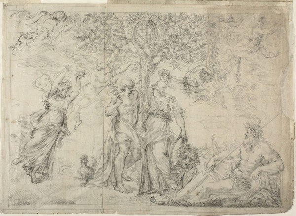 An Allegory of Bologna, 1630/39. Creator: Alessandro Algardi.