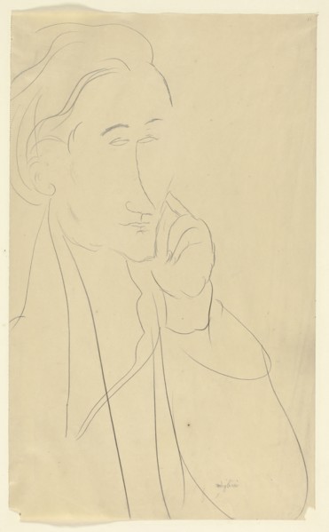 Bust of Zborowski, n.d. Creator: Amadeo Modigliani.