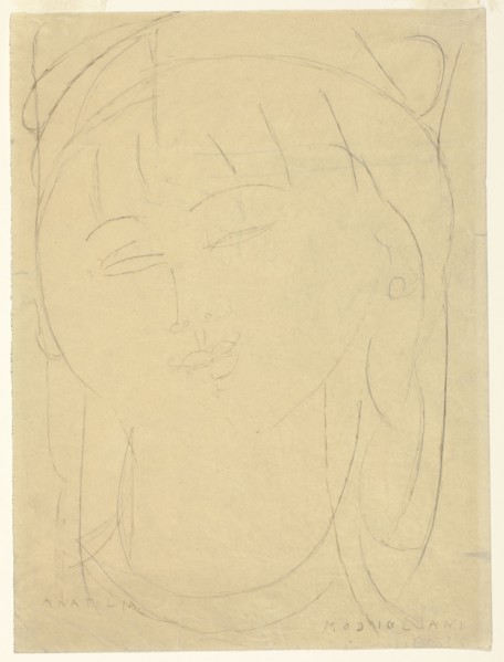 Head of Anatolia, 1900/20. Creator: Amadeo Modigliani.