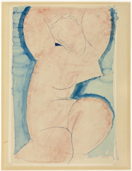 Caryatid, c. 1913. Creator: Amadeo Modigliani.