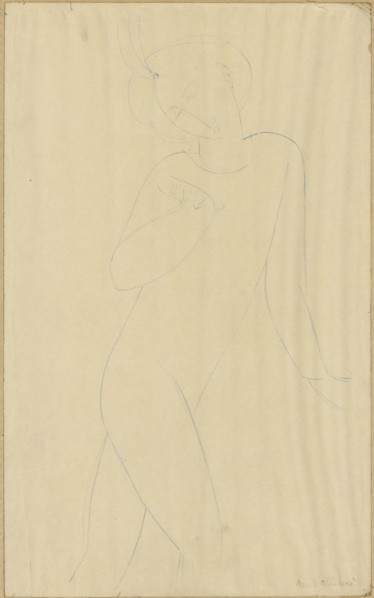 Man in Ballet Costume Wearing a Turban, n.d. Creator: Amadeo Modigliani.