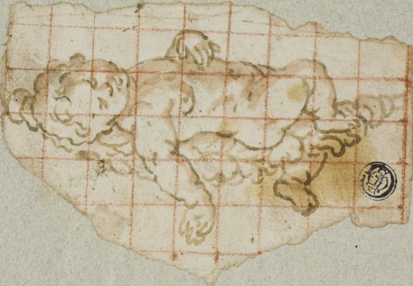 Putto with Garland, n.d. Creator: Andrea Lilio.