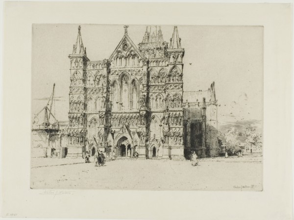 Salisbury Cathedral, 1897. Creator: Charles John Watson.