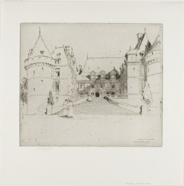 Château de Meanieres, 1905. Creator: Charles John Watson.