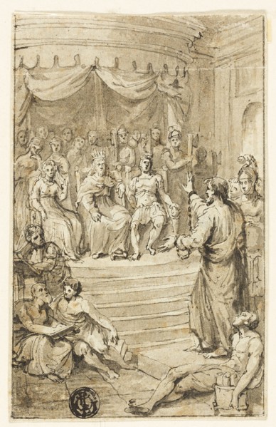 Paul Before Festus and Agrippa, n.d. Creator: Charles Reuben Ryley.