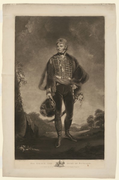 His Grace the Duke of Rutland, 1804. Creator: Charles Turner.