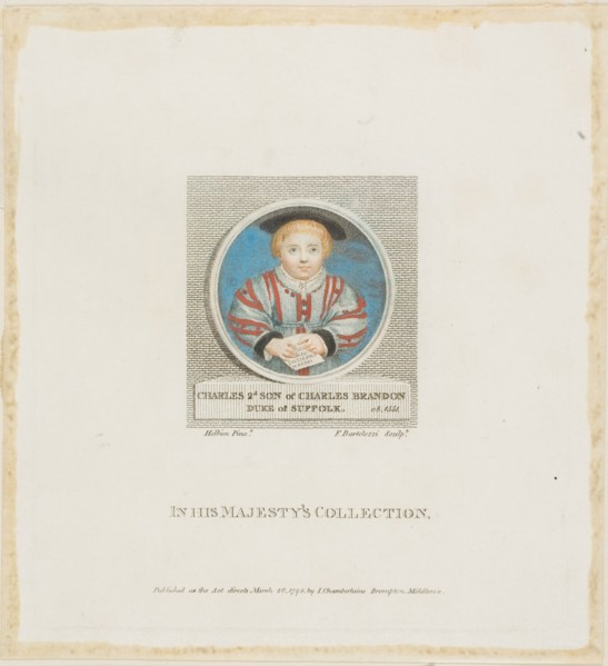 Charles Brandon, 1798. Creator: Francesco Bartolozzi.