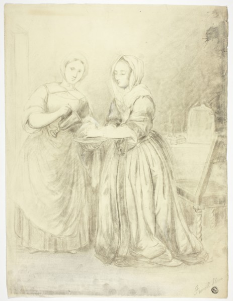 Washing of Hands, n.d. Creator: Frank Stone.