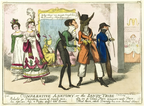 Comparative Anatomy, published December 10, 1818. Creator: Isaac Robert Cruikshank.