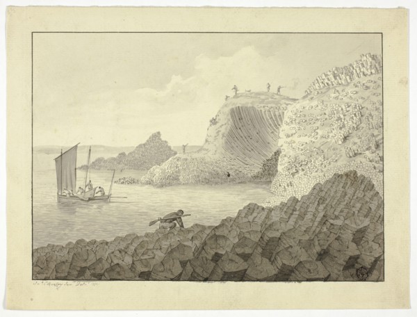 Giant's Causeway, 1772. Creator: John Cleveley the Younger.