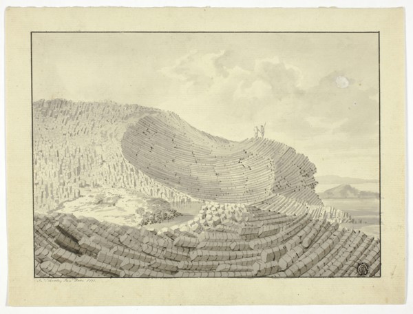 Giant's Causeway, 1772. Creator: John Cleveley the Younger.