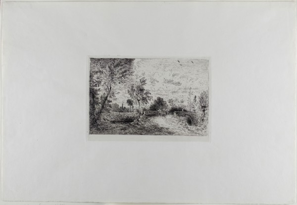 An Old Bridge at Salisbury, c. 1826. Creator: John Constable.