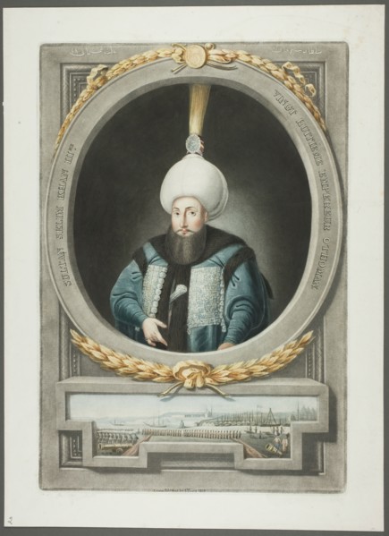 Selim Kahn III, from Portraits of the Emperors of Turkey, 1815. Creator: John Young.