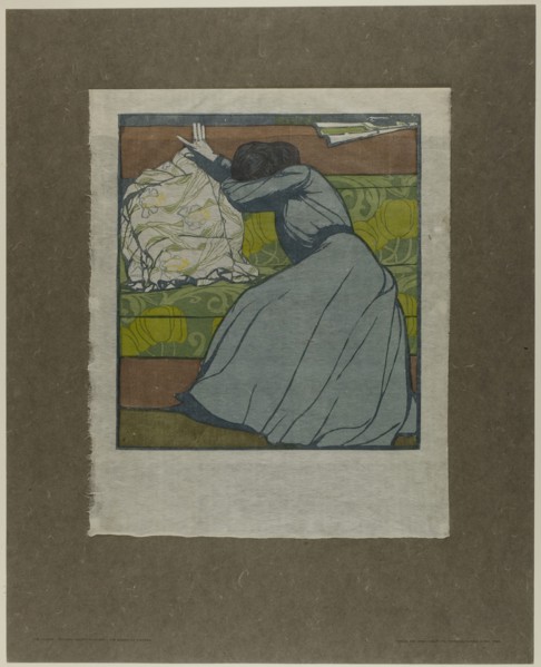 The Pillow, 1903. Creator: Maximilian Kurzweil.