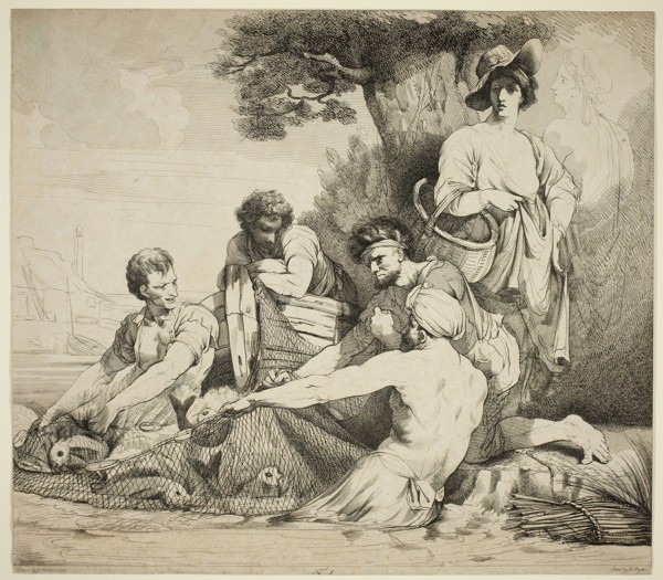 Fishermen, 1880. Creator: Robert Blyth.