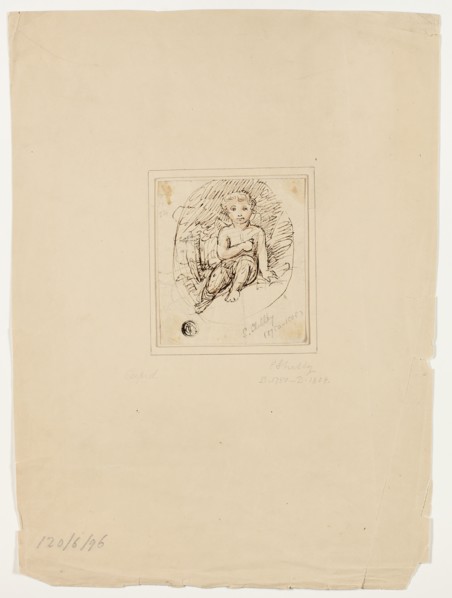 Seated Cupid, 1776/1808. Creator: Samuel Shelley.