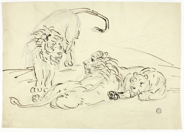 Three Lions, n.d. Creator: Sawrey Gilpin.