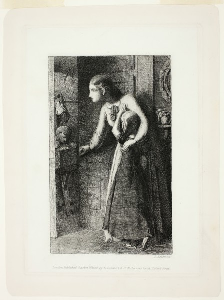 The Haunted House, 1858. Creator: Simeon Solomon.