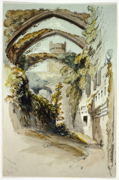 Conway Castle, 1849. Creator: Thomas Miles Richardson II.