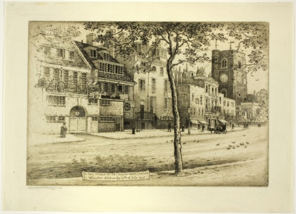 Cheyne Walk, n.d. Creator: Walter Richard Sickert.