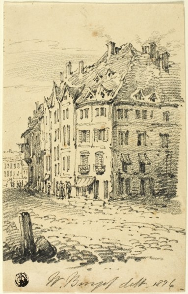 City Street, 1876. Creator: William Burges.