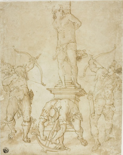 Martyrdom of Saint Sebastian, n.d. Creator: Bartholomeus Spranger.