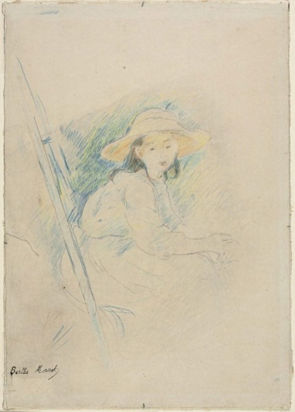 Seated Girl (Julie Manet), c. 1890. Creator: Berthe Morisot.