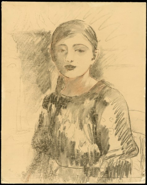 Portrait of Julie Manet, 1890. Creator: Berthe Morisot.