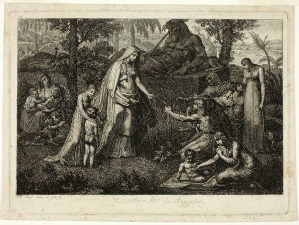 Isis Instructing the Egyptians, 1809. Creator: Carl Russ.