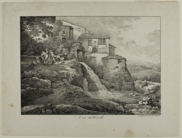 View of Tivoli, 1817. Creator: Claude Thiénon.