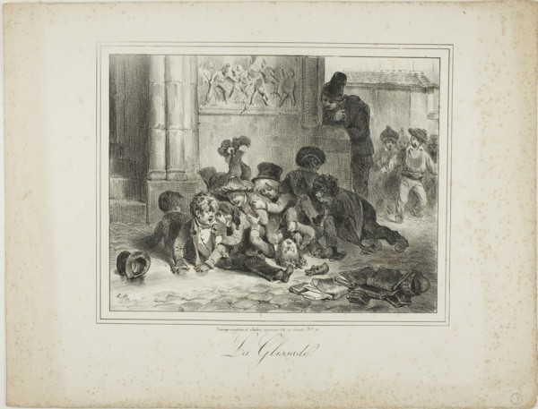 The Slide, 1827–28. Creator: Auguste Raffet.