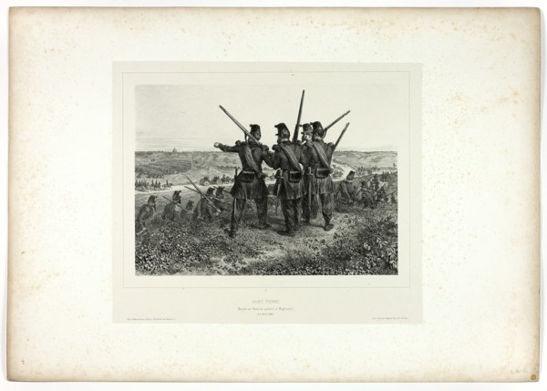 Saint Peter!, from Souvenirs d’Italie: Expédition de Rome, 1851. Creator: Auguste Raffet.