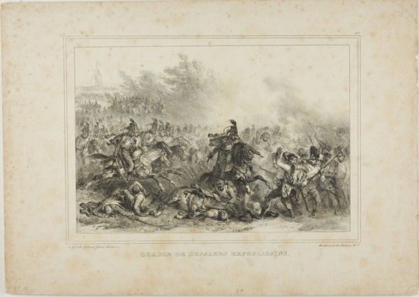 Charge of the Republican Hussards, 1832–33. Creator: Auguste Raffet.