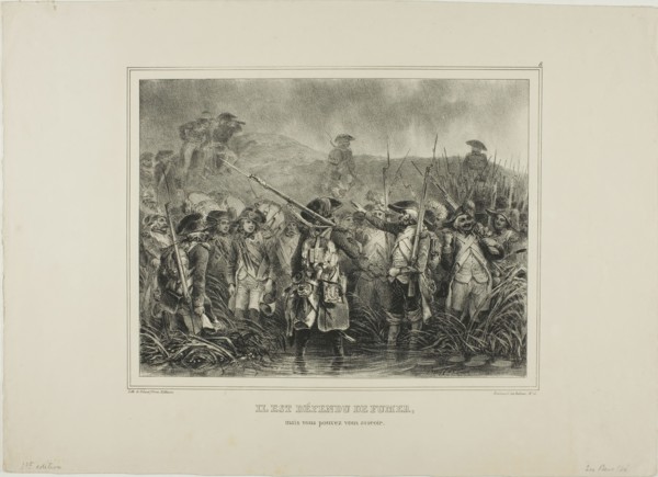 Il est défendu de fumer, mais vous pouvez vous asseoir, 1834. Creator: Auguste Raffet.