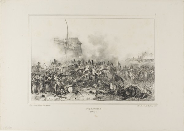 Provins 1814, 1833. Creator: Auguste Raffet.