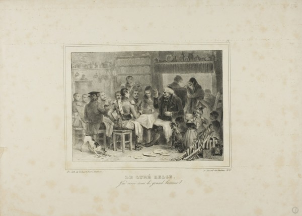 The Belgian Curate: I have served under the great man!, 1832–33. Creator: Auguste Raffet.