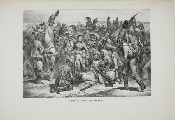 Desert March, 1826. Creator: Auguste Raffet.