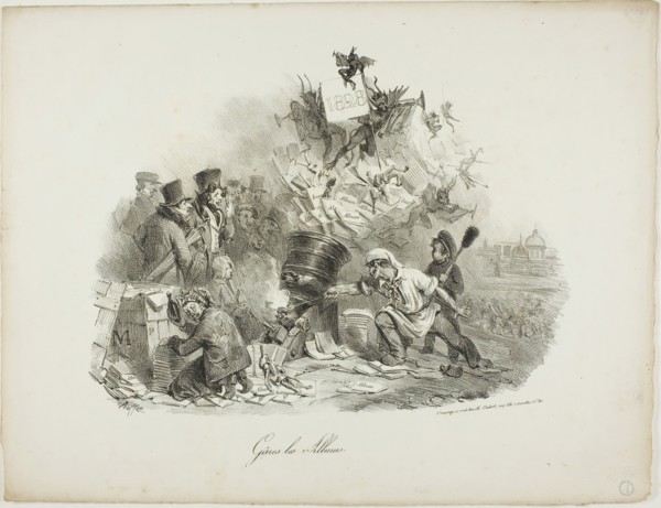 Gâres les Albums, 1828. Creator: Auguste Raffet.