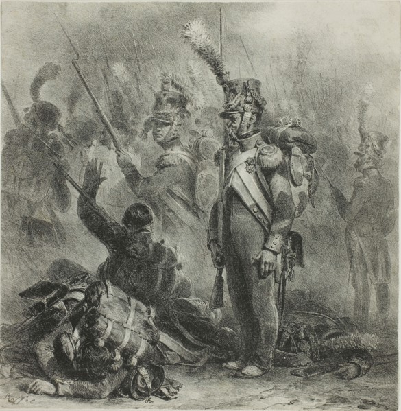 Close the Ranks, 1832. Creator: Auguste Raffet.