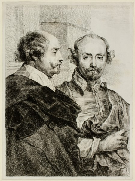 Two Portraits of a Man in Half-Length, 1784/1815. Creator: Vivant Denon.