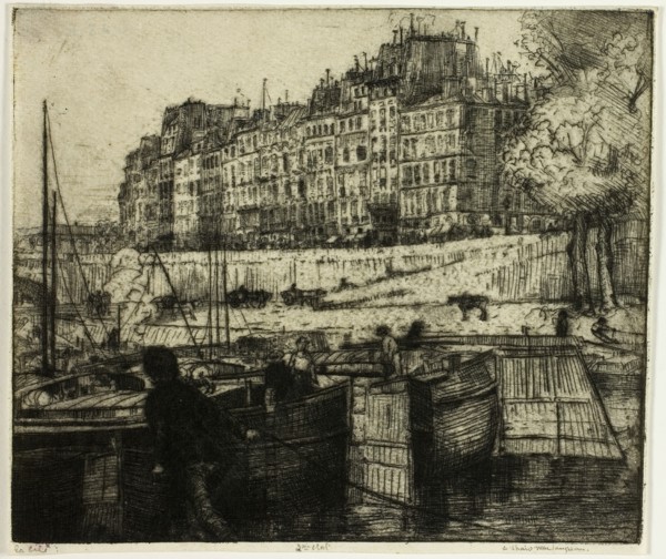 La Cité, Paris, 1900. Creator: Donald Shaw MacLaughlan.