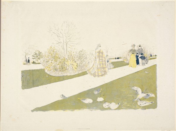 The Tuileries Garden, 1896. Creator: Edouard Vuillard.