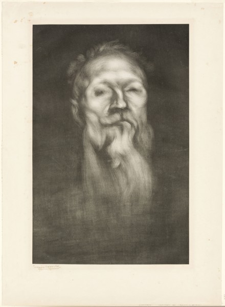 Portrait of Auguste Rodin, 1897. Creator: Eugene Carriere.