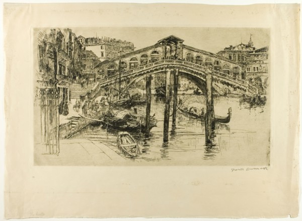 The Rialto, Venice, 1883. Creator: Frank Duveneck.