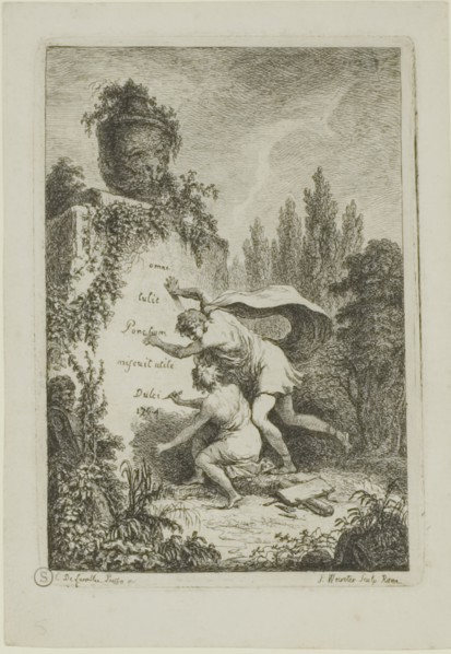 Plate from, Nella Venuta, 1764. Creator: Franz Edmund Weirotter.
