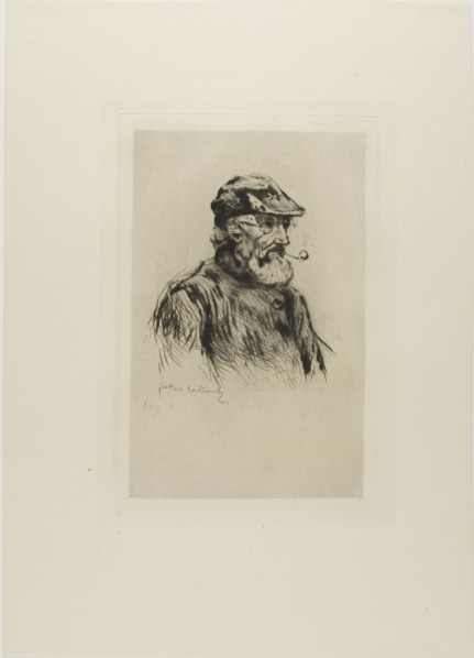 Portrait of an Old Fisherman, 1878. Creator: Gaston la Touche.